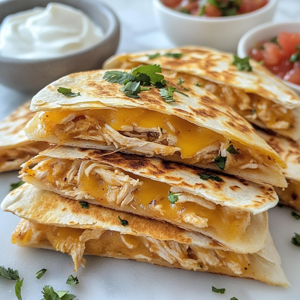 Chipotle Chicken Quesadilla Sliders Simple and Tasty