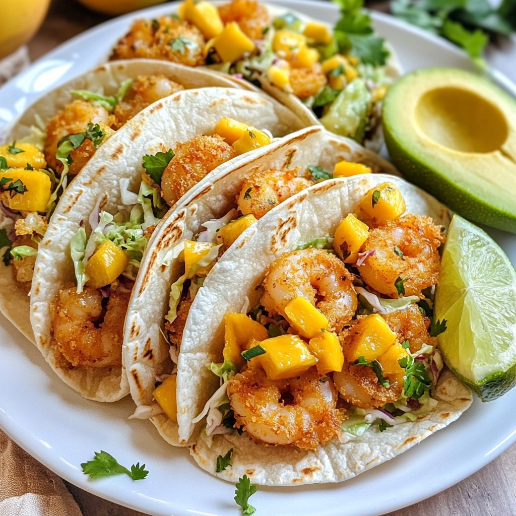 Crispy Mango Shrimp Tacos Fresh and Flavorful Recipe