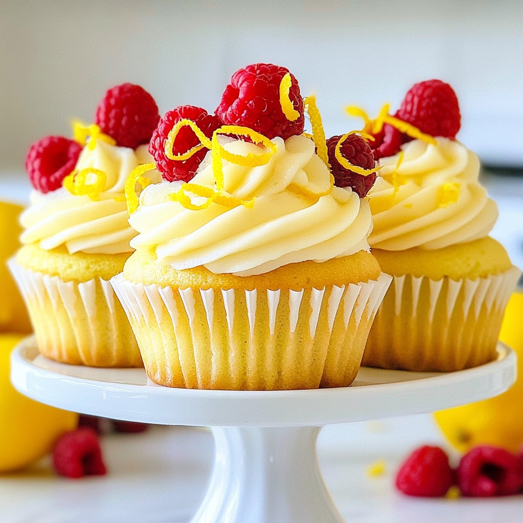 Raspberry Lemonade Cupcakes Fresh and Flavorful Treat