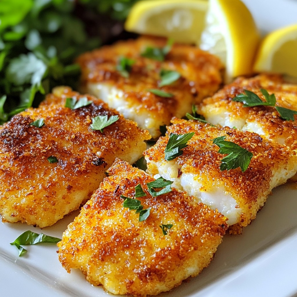 Crispy Parmesan Crusted Tilapia Delicious and Easy Dish