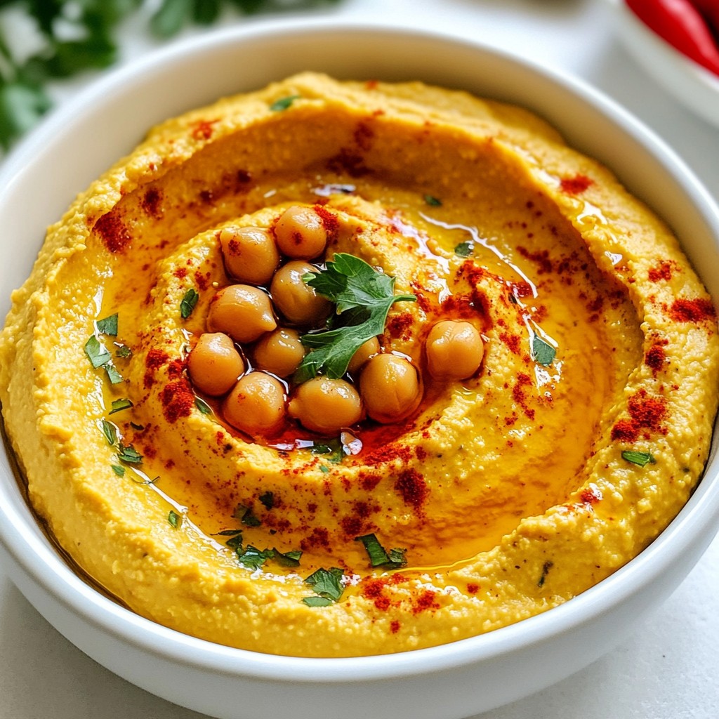Roasted Red Pepper Hummus Simple and Flavorful Recipe
