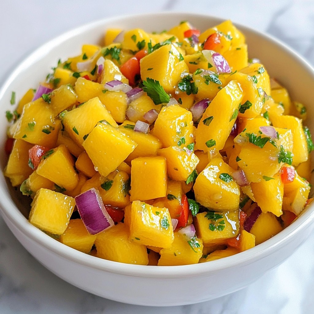 Spicy Mango Salsa Fresh and Flavorful Delight