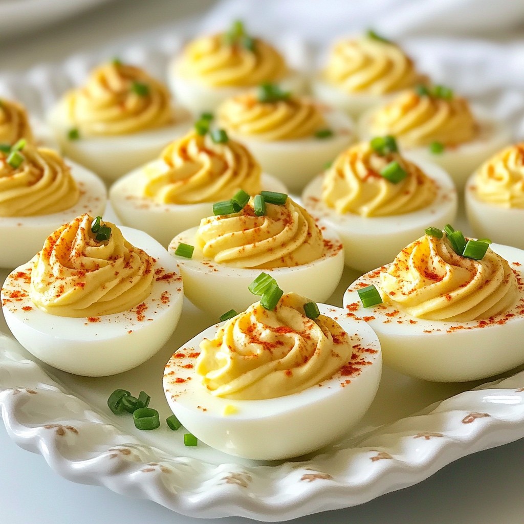 Classic Deviled Eggs Tasty Simple Party Snack
