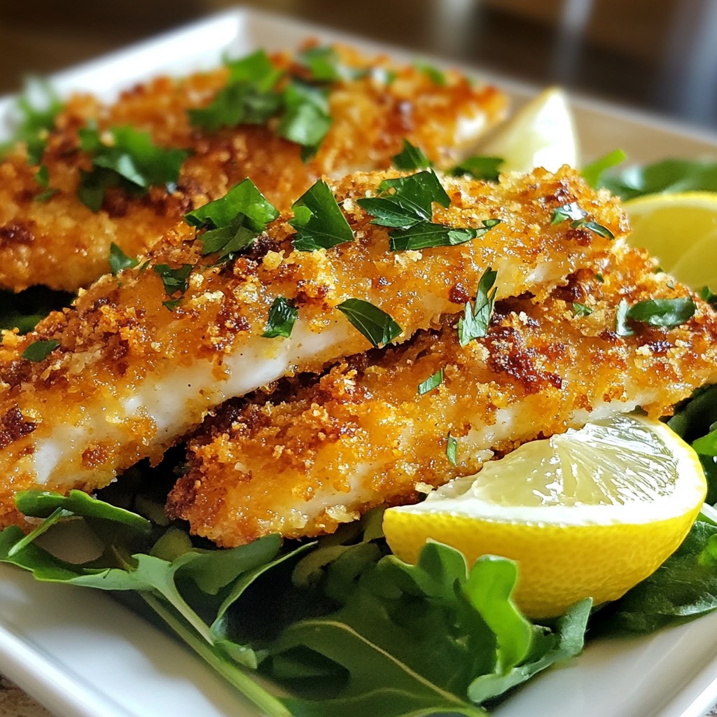Parmesan Crusted Tilapia Crispy and Savory Delight