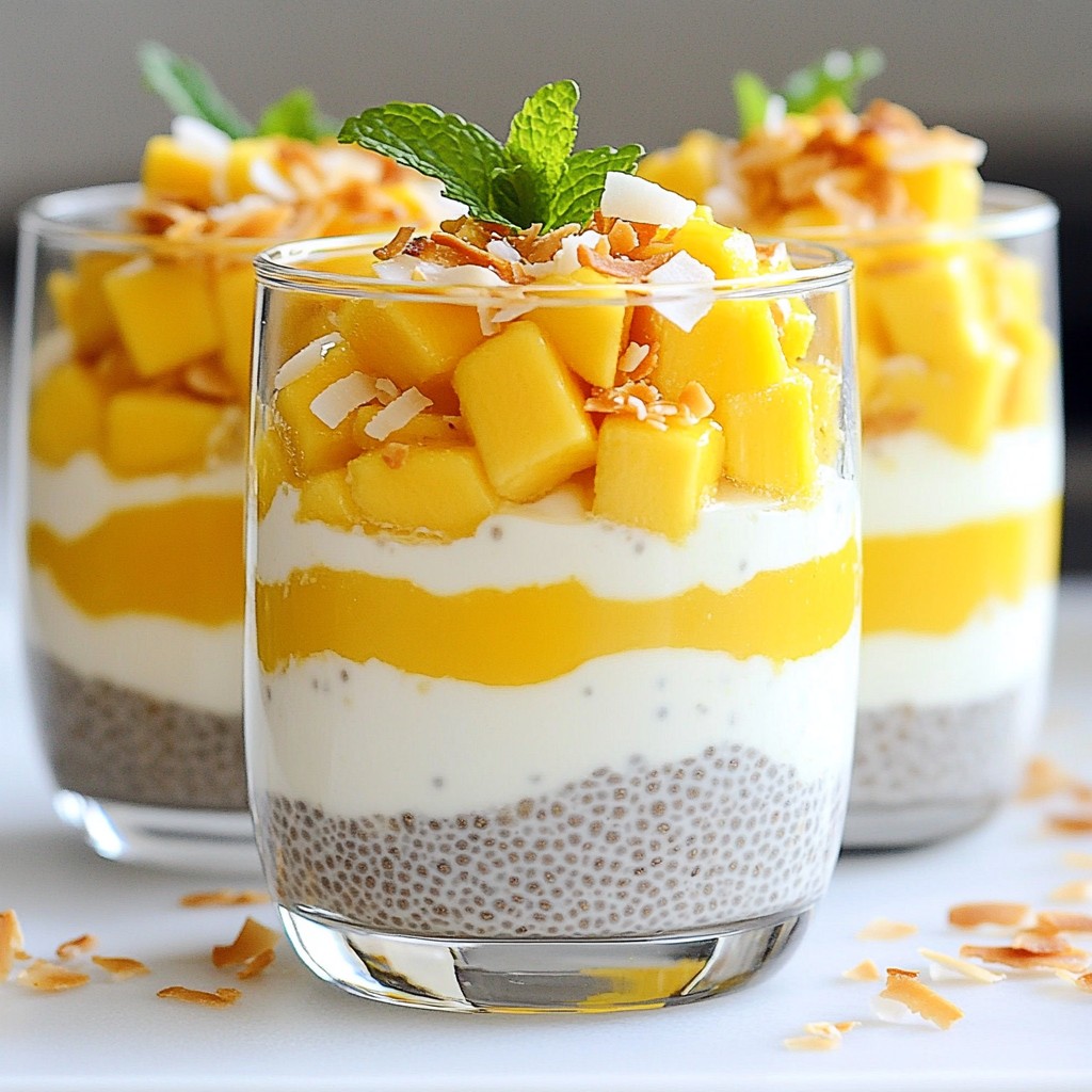 Mango Coconut Chia Pudding Simple and Tasty Treat