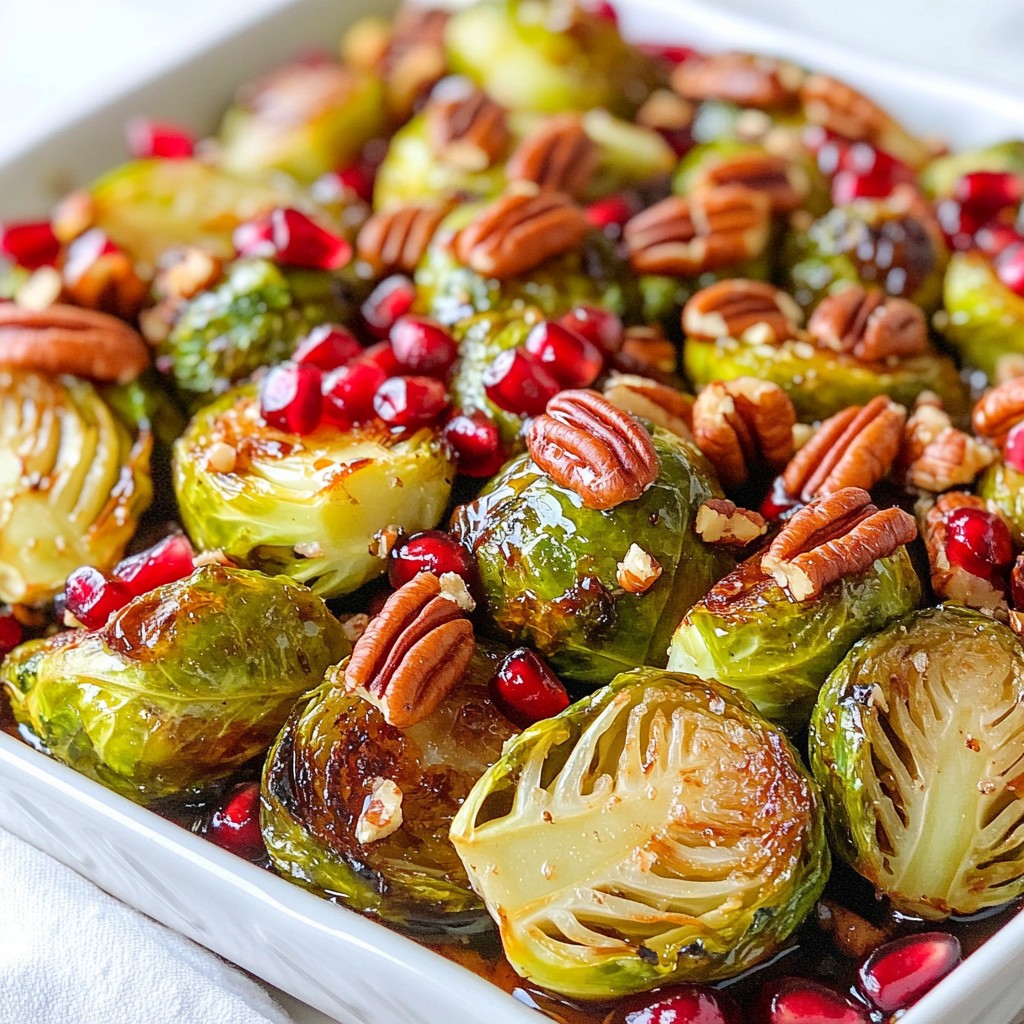 Maple Roasted Brussels Sprouts Flavorful Simple Dish