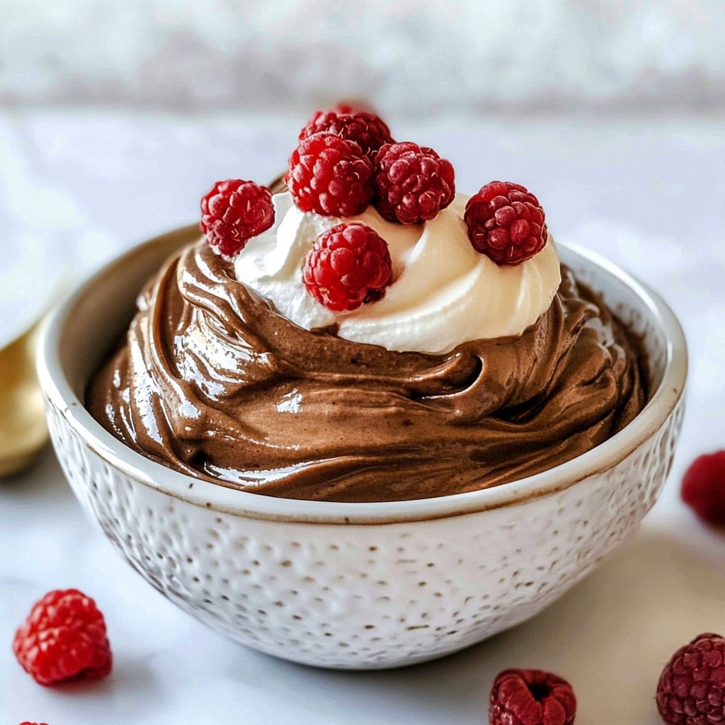 Vegan Chocolate Avocado Mousse Rich and Creamy Delight