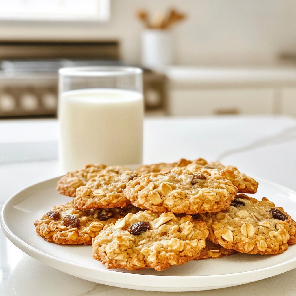Chewy Oatmeal Raisin Cookies Simple and Tasty Recipe