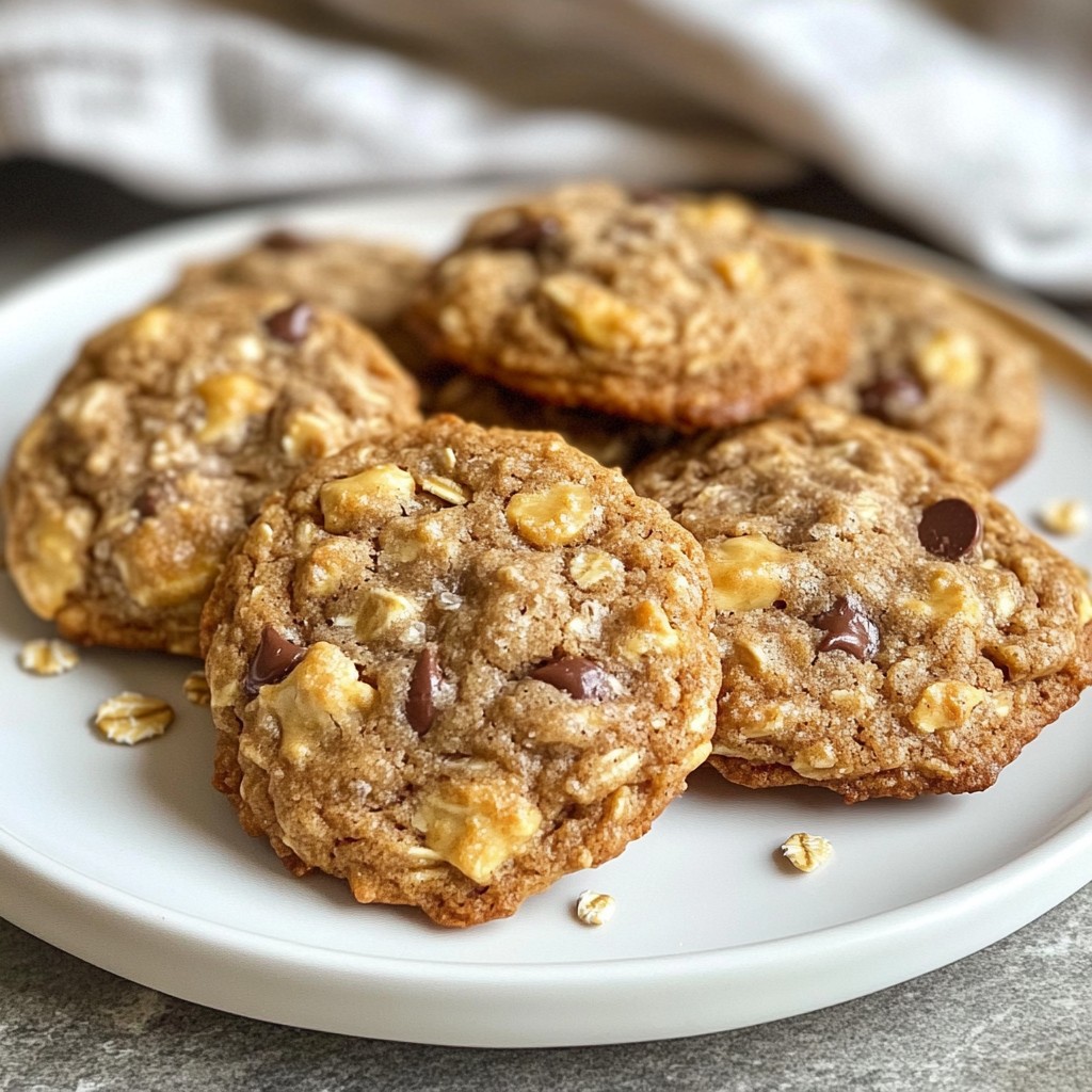 Peanut Butter Banana Oat Cookies Easy and Healthy Snack