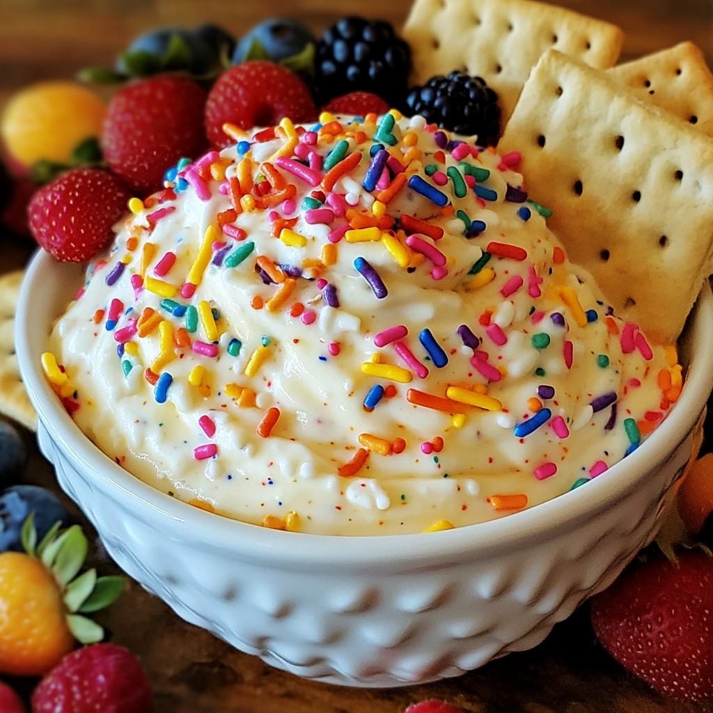 Funfetti Cake Batter Dip Tasty and Easy Snack Recipe