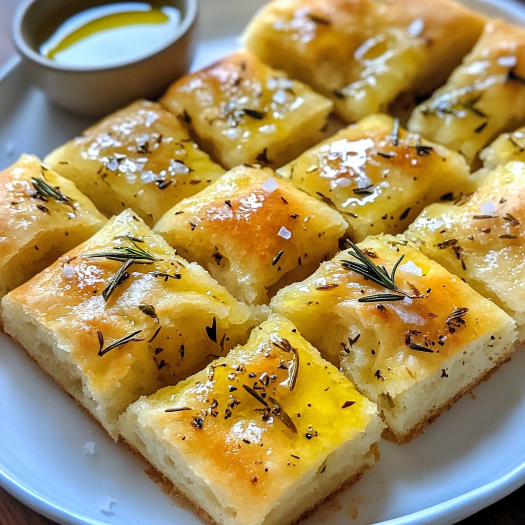 Rosemary Garlic Focaccia Flavorful and Easy Recipe