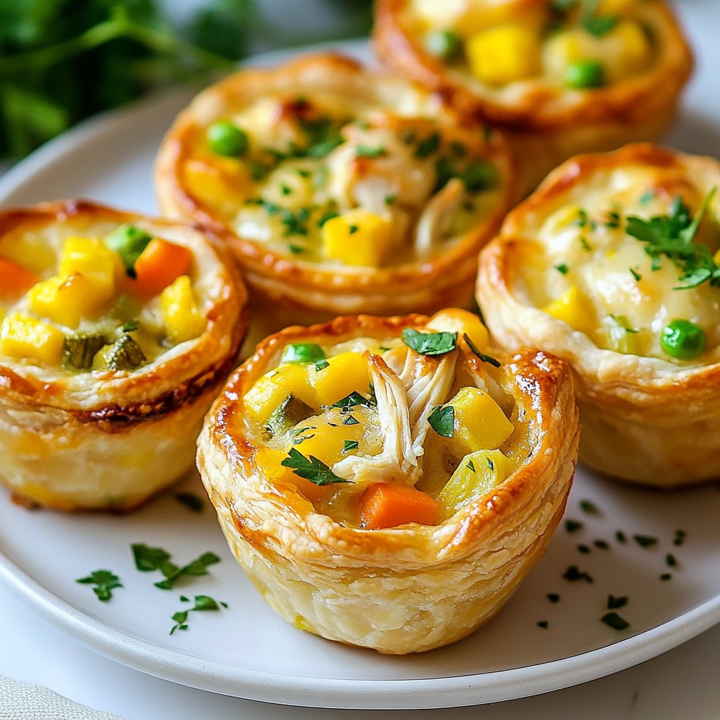 Mini Chicken Pot Pie Muffins Tasty and Easy Delight
