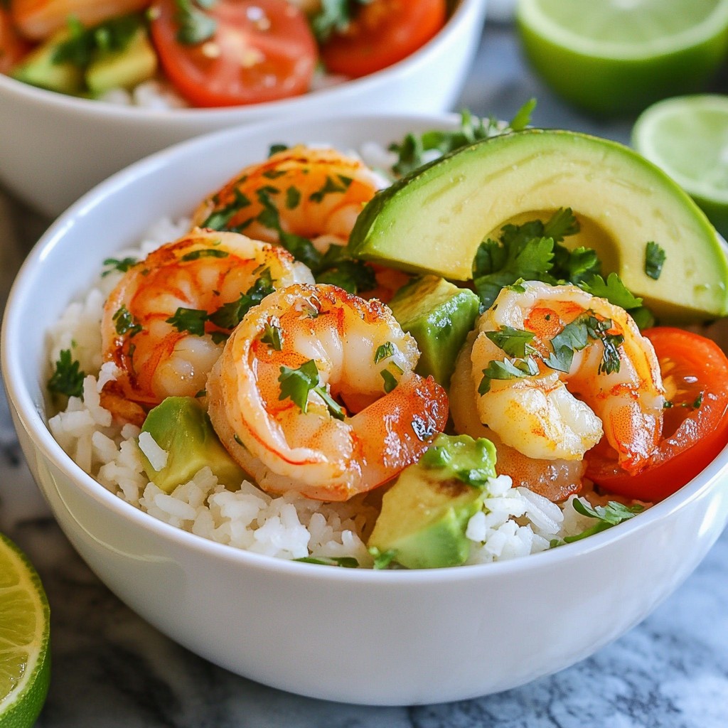 Cilantro Lime Shrimp Bowls Flavorful and Simple Meal