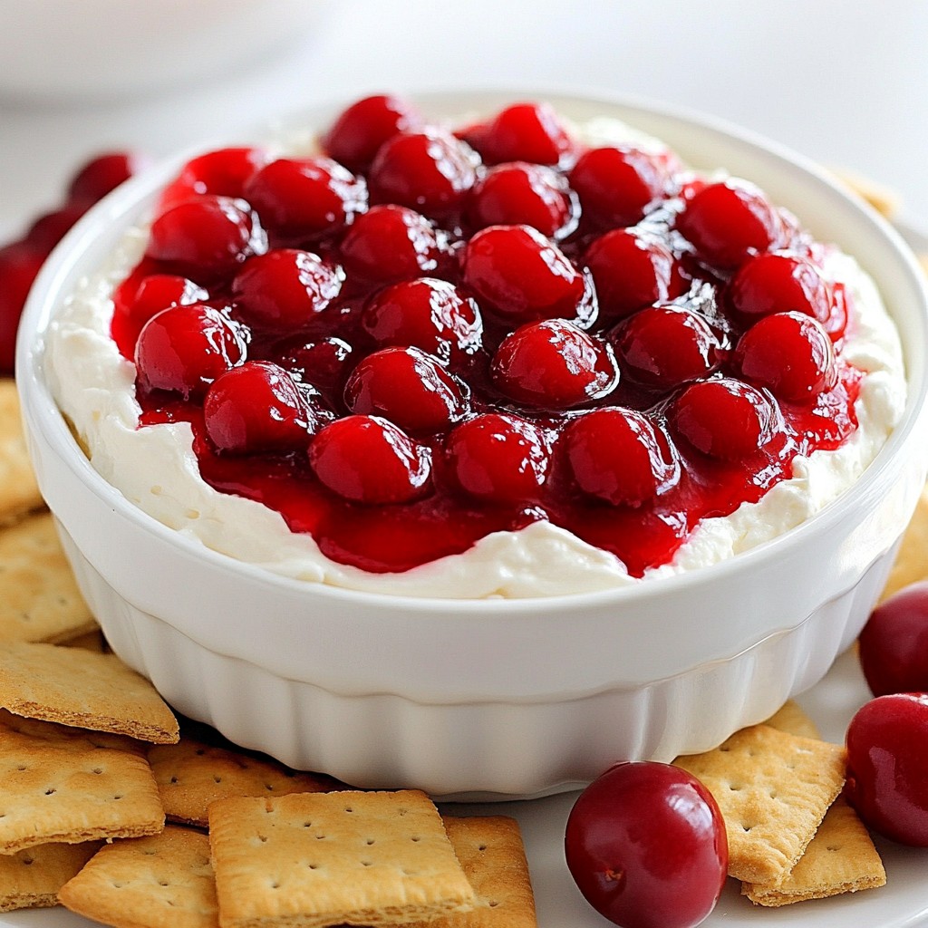 Cherry Cheesecake Dip Delightful and Easy Recipe