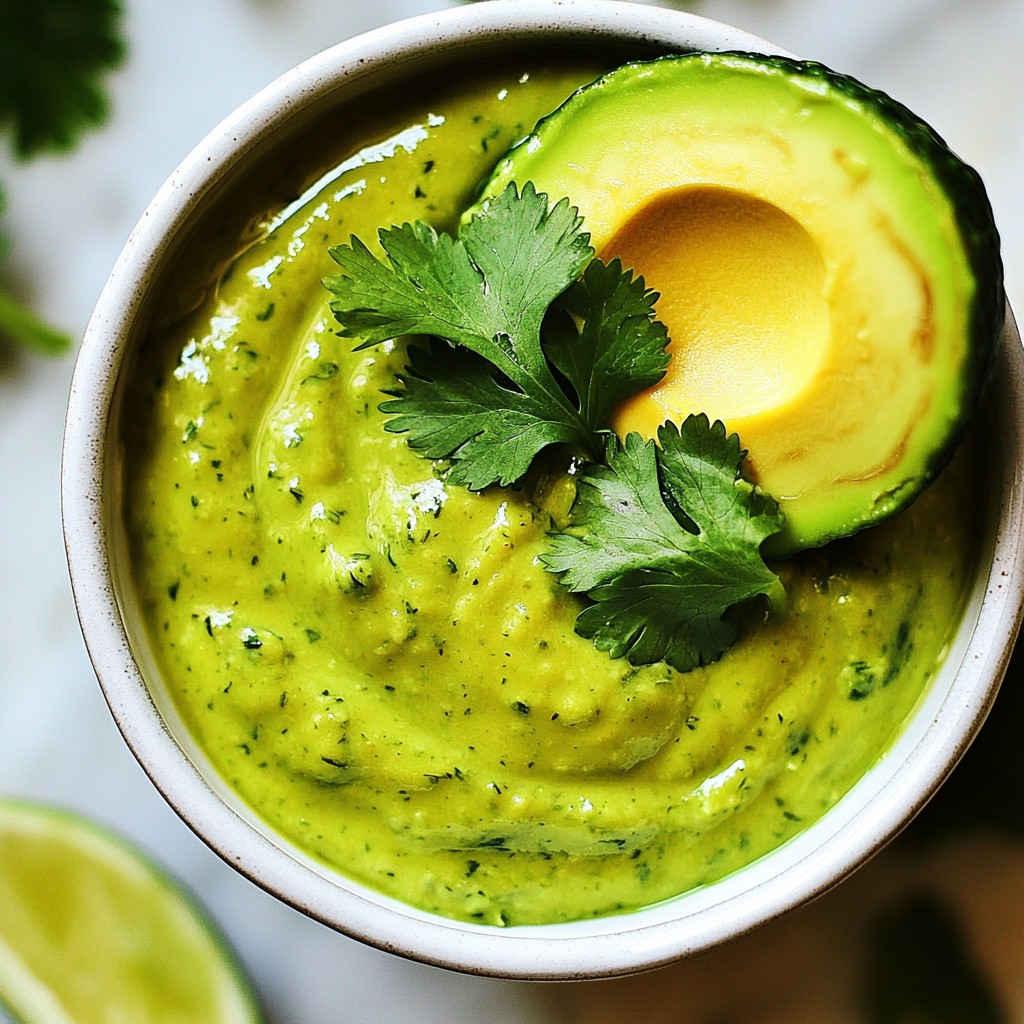 Creamy Avocado Cilantro Lime Dressing Flavor Booster