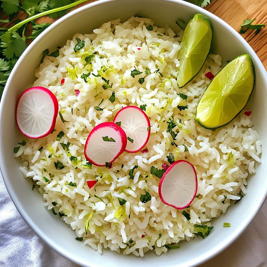 Zesty Cilantro Lime Rice Flavorful Side Dish Recipe