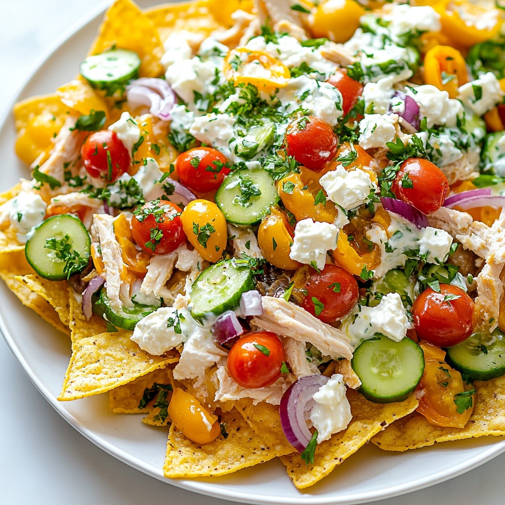 Loaded Greek Nachos Flavor-packed and Easy Recipe