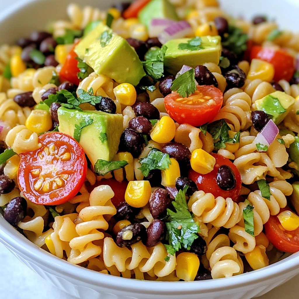 Zesty Southwest Pasta Salad Flavorful and Fresh Recipe