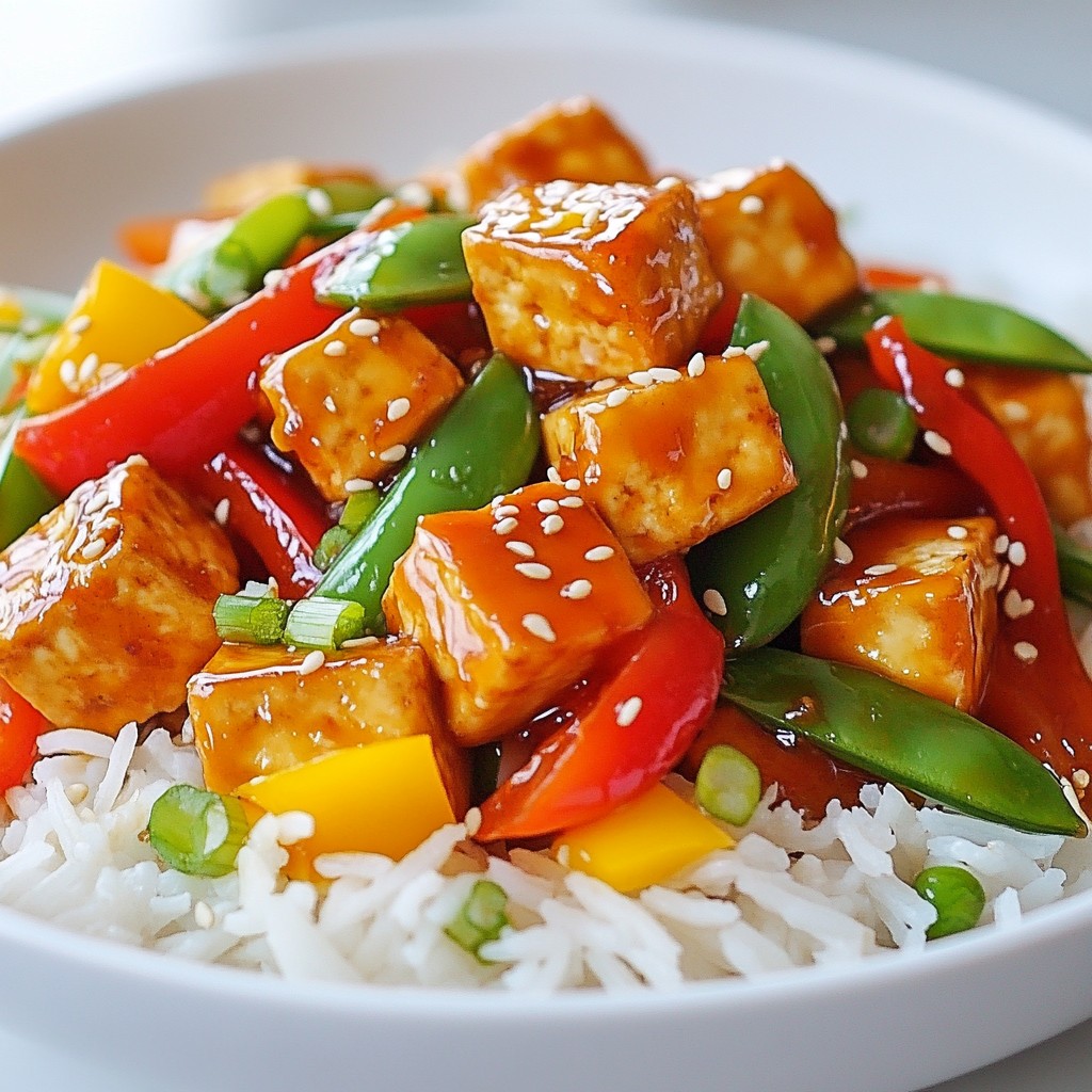 Sweet Chili Tofu Stir Fry Quick and Flavorful Meal