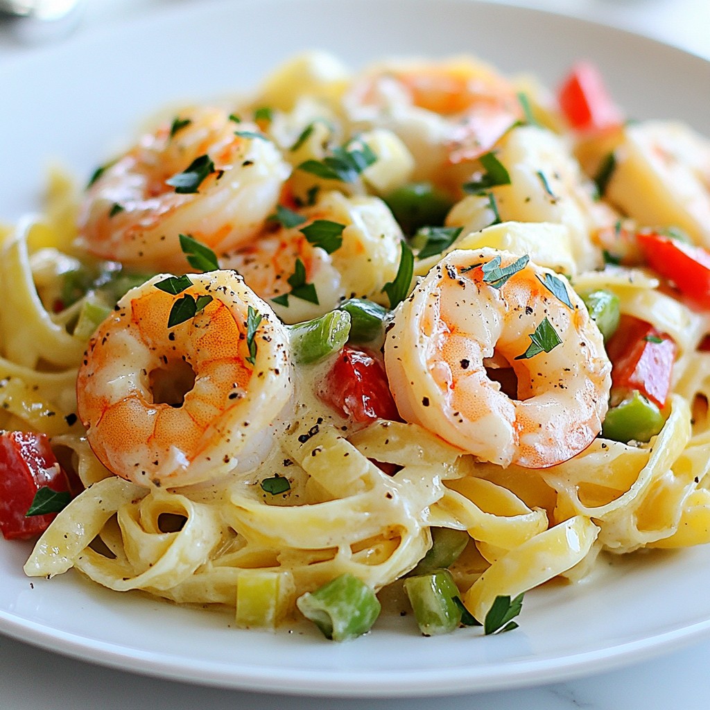 Cajun Shrimp Alfredo Creamy and Flavorful Dish