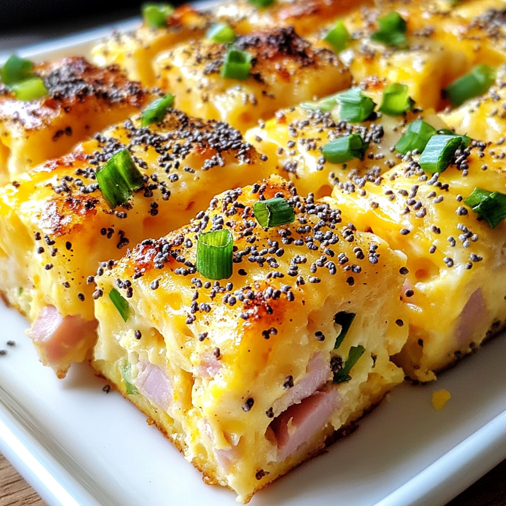 Everything Bagel Breakfast Casserole Easy and Tasty