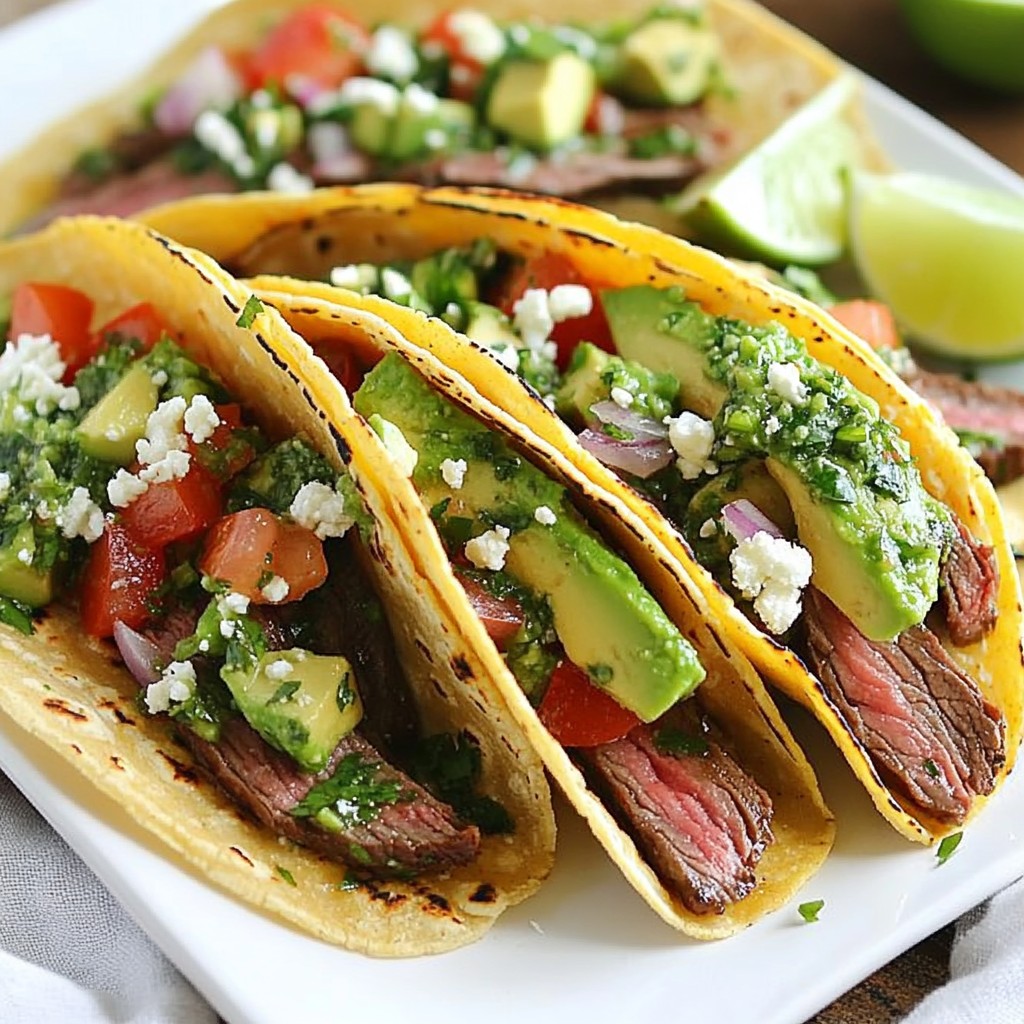 Chimichurri Steak Tacos Flavorful and Fresh Delight
