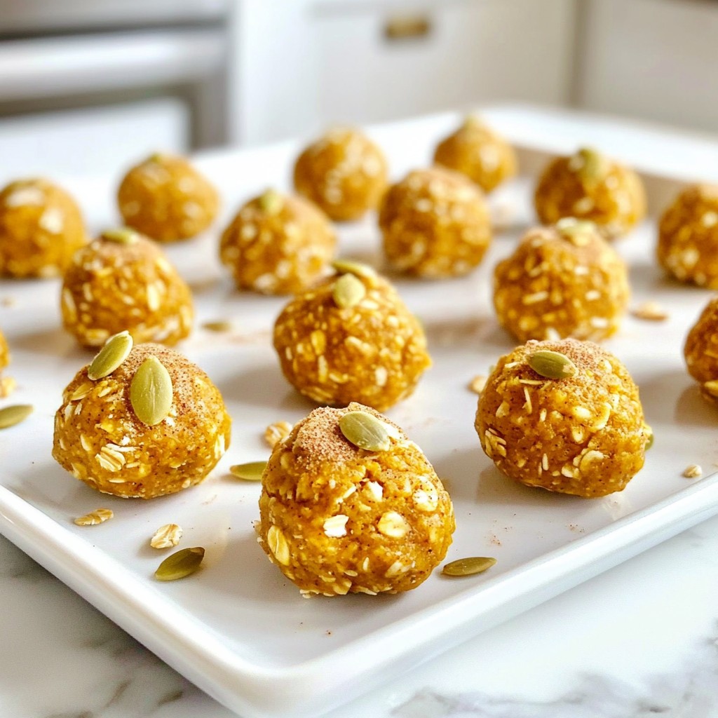 Pumpkin Spice Energy Bites Tasty and Healthy Treat