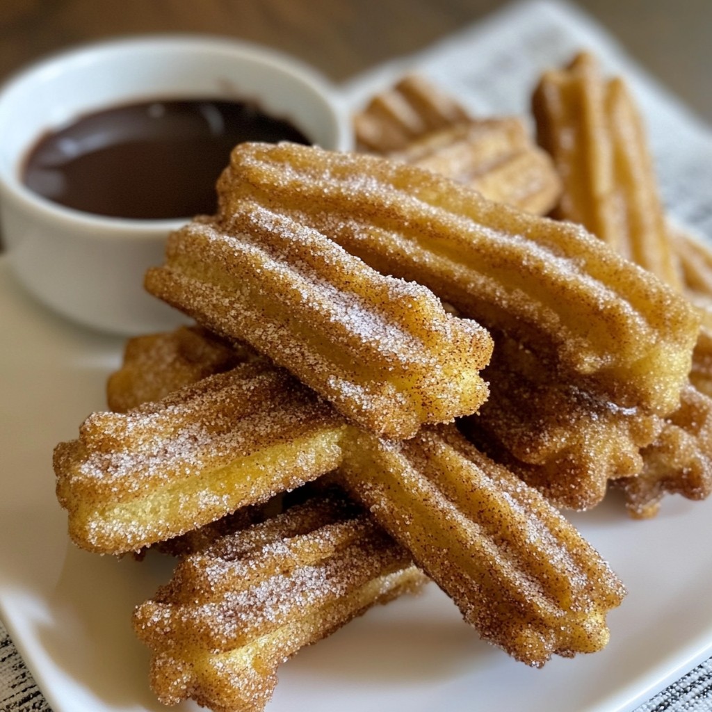 Cinnamon Sugar Air Fryer Churros Delightful Treat
