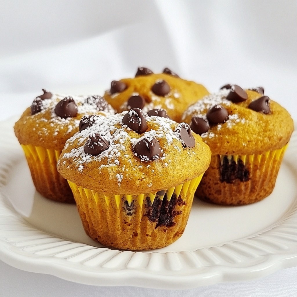 Pumpkin Chocolate Chip Muffins Flavorful and Easy Treat