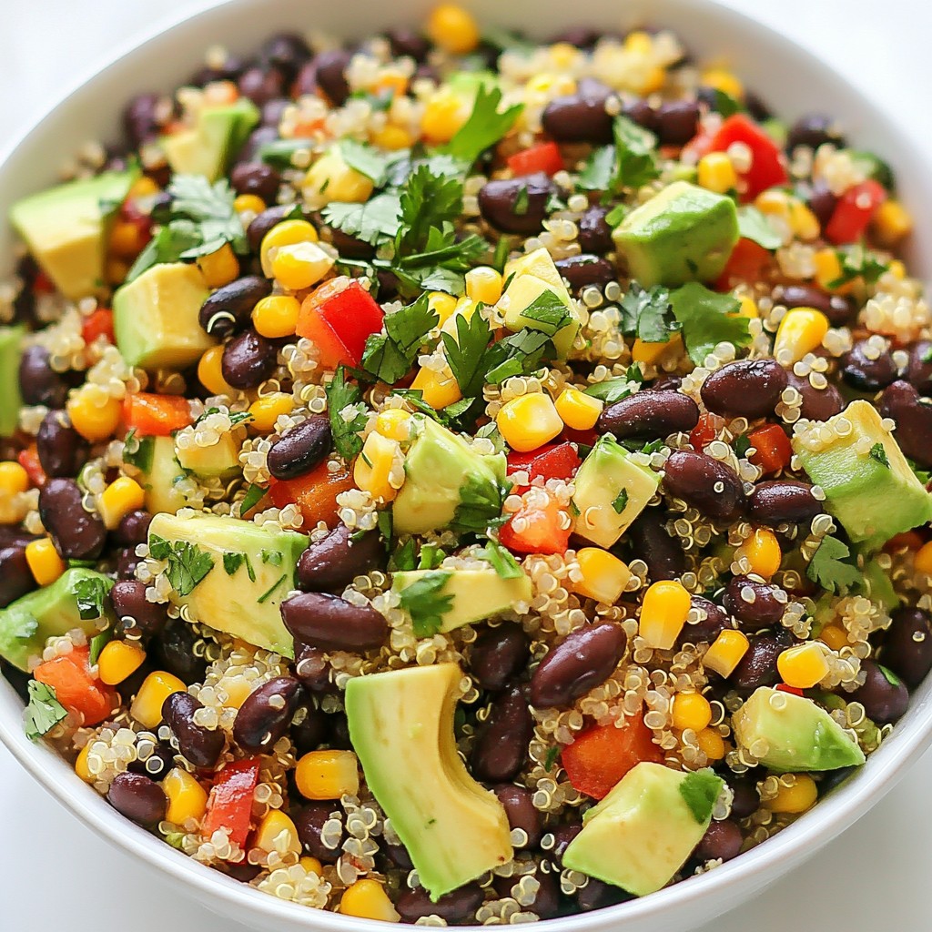 Black Bean Quinoa Salad Simple and Flavorful Recipe
