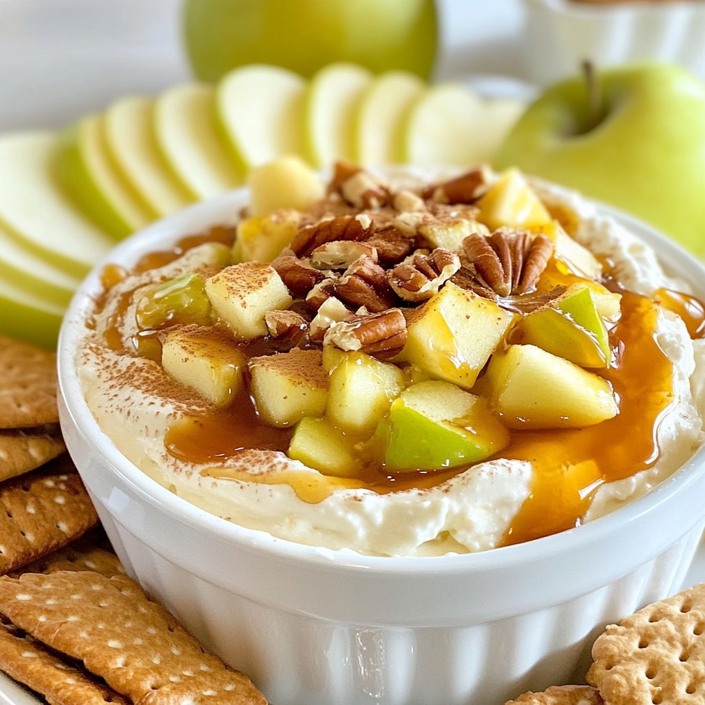 Caramel Apple Cheesecake Dip Easy and Tasty Treat