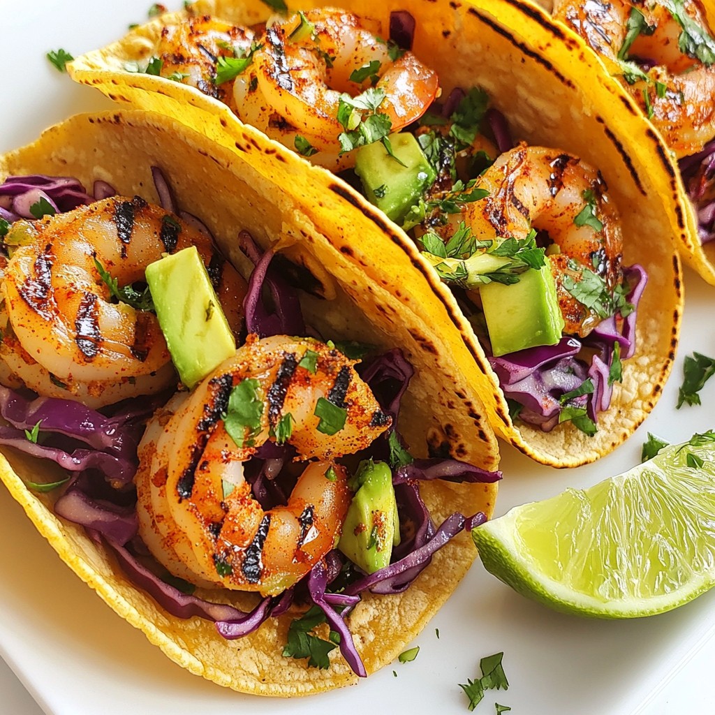 Chili Lime Grilled Shrimp Tacos Flavorful Quick Meal