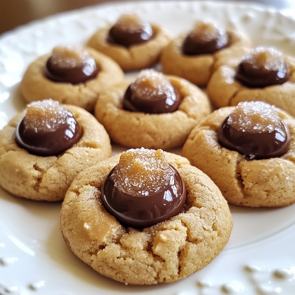 Peanut Butter Blossom Cookies Easy and Tasty Recipe