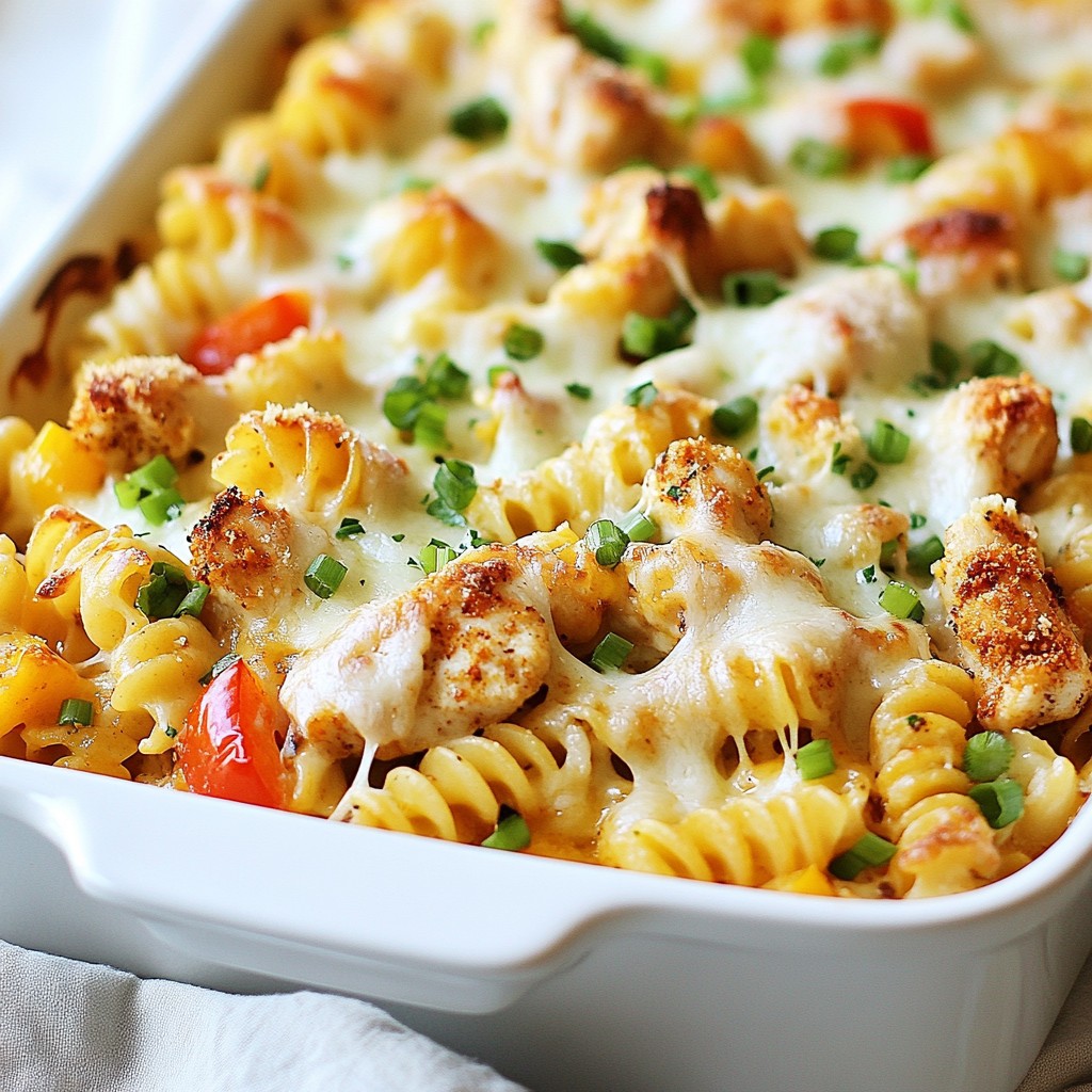 Cajun Chicken Alfredo Bake Tasty and Simple Dish