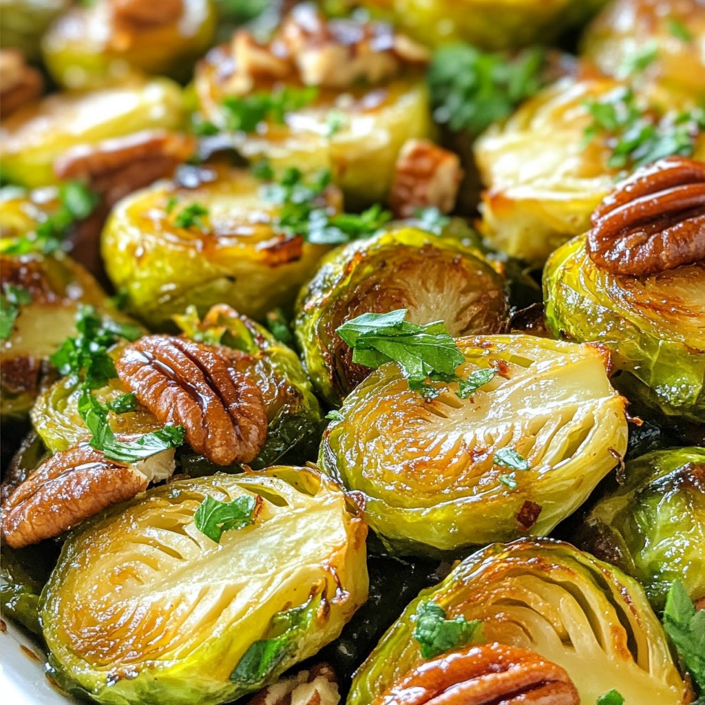 Maple Dijon Brussels Sprouts Flavorful Side Dish