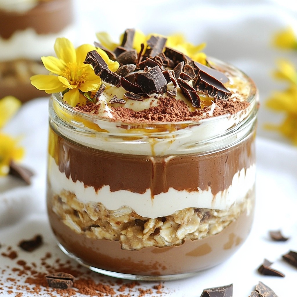 Tiramisu Overnight Oats Delicious Breakfast Delight
