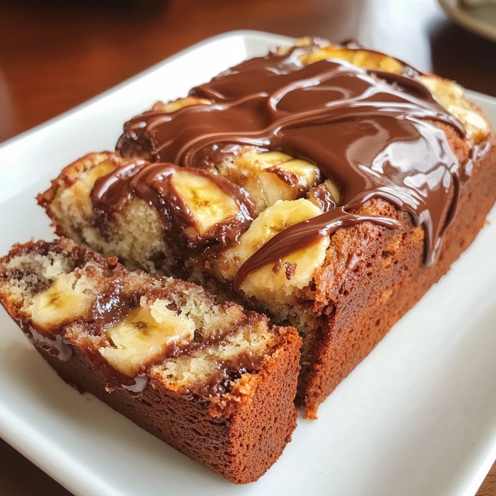 Nutella Swirl Banana Bread Easy and Delicious Recipe