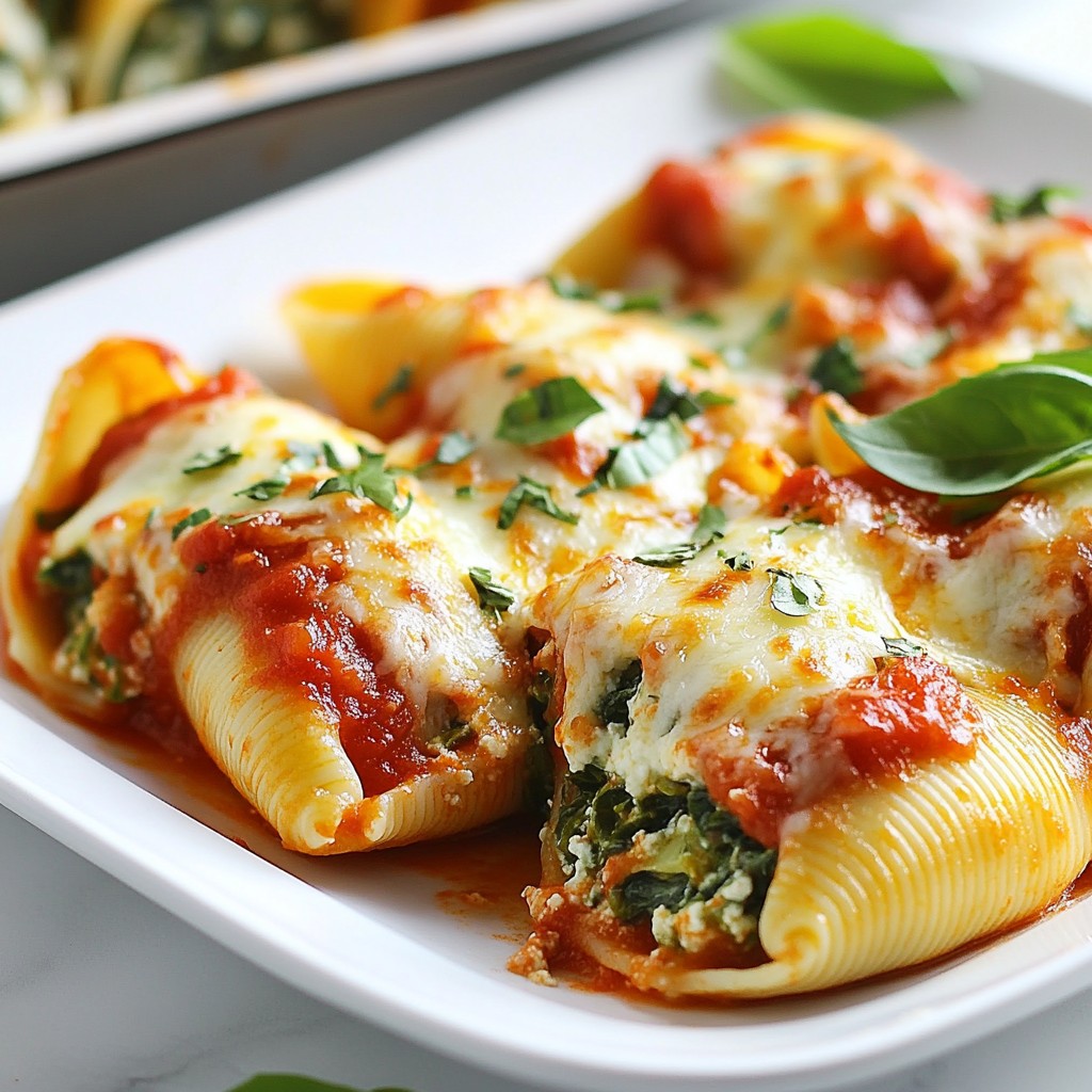 Creamy Spinach Stuffed Shells Easy Comfort Recipe
